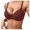 Wine, variant on Bras for Women Full Coverage Supportive Seamless Back Fat Smoothing Bra Comfort Lightly Lined T-Shirt Bra (Wine, 30C)