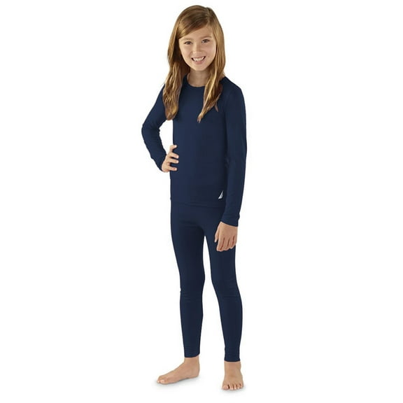 Nautica Girls 4-18 Long Sleeve Thermal Base Layer Set