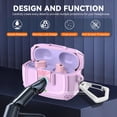 thumbnail image 3 of Funda protectora con cierre joremx para Beats Studio Buds Plus, color rosa, 3 of 6