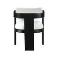 thumbnail image 6 of Meridian Furniture Sacha Cream Velvet Dining Chair, Set of 2, 6 of 9
