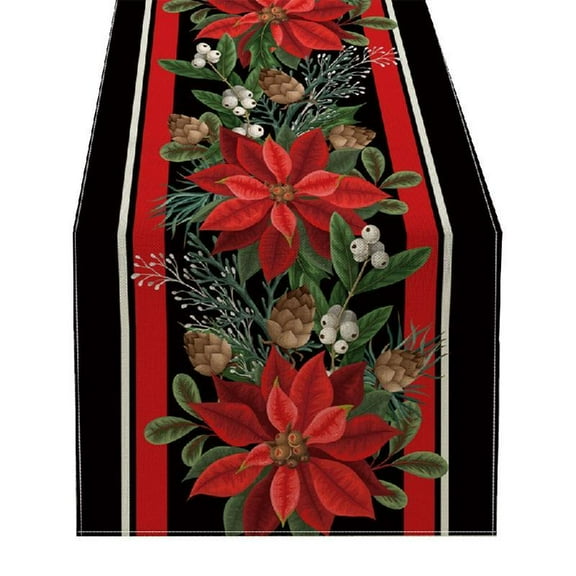 Zeiwohndc Table Runners Christmas Navidad Table Cover Tablecloth Christmas Decorations