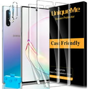 [3 Pack] UniqueMe Screen Protector Compatible with Samsung Galaxy Note 10 Plus/Samsung Galaxy Note 10+ / Note 10 Plus