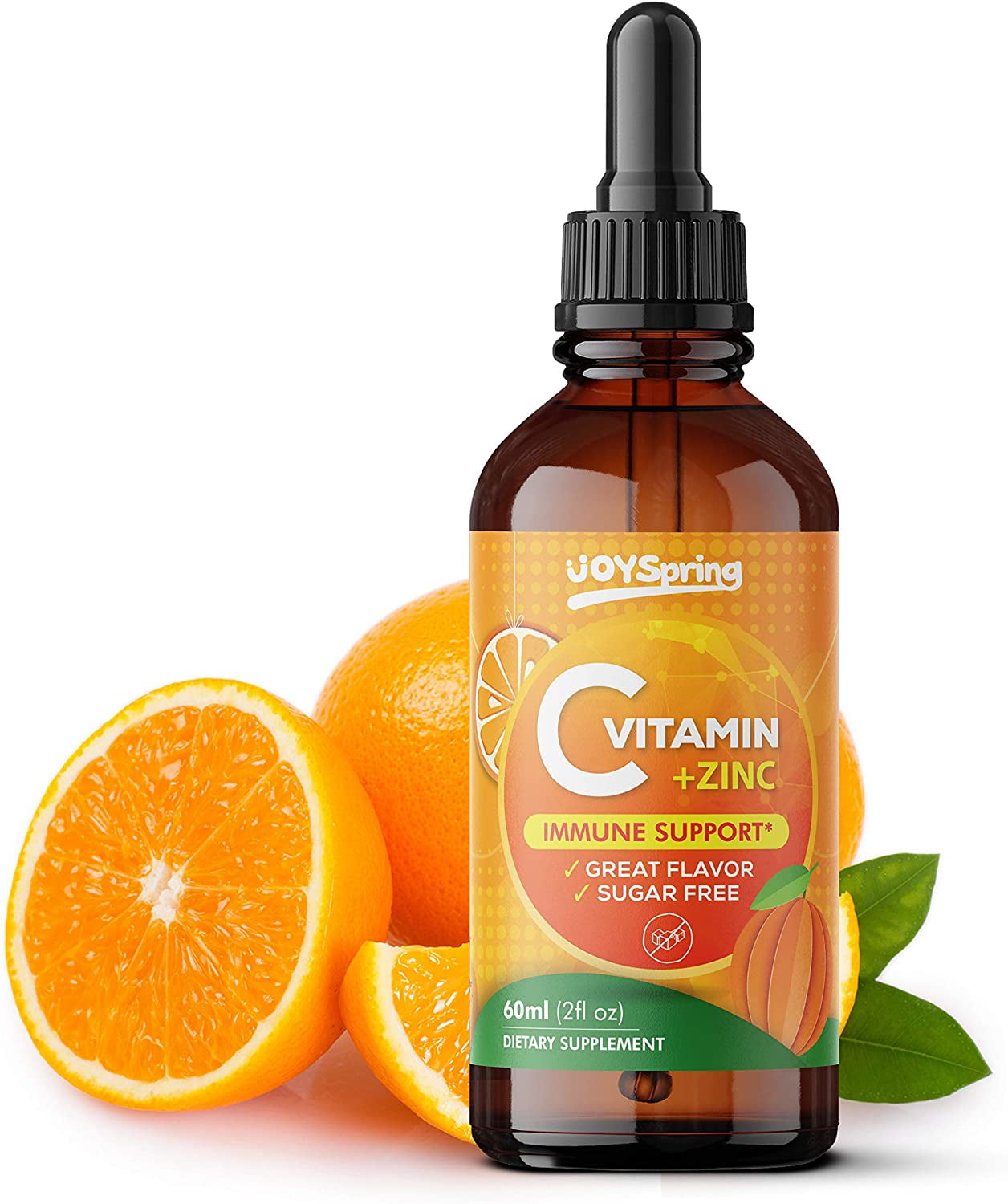 Vitamin C For Kids Immune Support Zinc For Kids With Elderberry Kids Vitamin C Zinc And Elderberry Liquid Immune Supplement For Kids Liquid Drops Absorb Faster Than Gummies