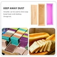thumbnail image 2 of LEORX 1 Set Loaf Cake Boxes Heat Conduction Bread Container Purple for Everyday Baking, 2 of 8