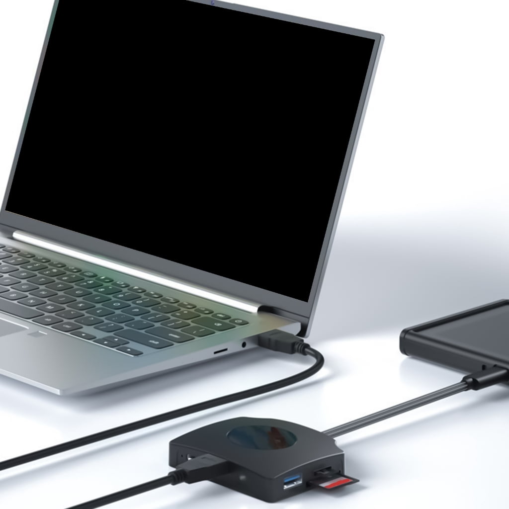 JZROCKER USB C Hubs Docking Station Type C Hubs USB C Dongle with HDTV 4K 1080P 60Hz 100W Power Delivery Card Reader Adapter
