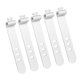 thumbnail image 1 of Organizador de cables de silicona reutilizable de 5 piezas, bridas flexibles para auriculares, TV, cables USB, ordenador, bolsas de comida, cortinas, paraguas y soluciones de almacenamiento., 1 of 8