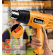 thumbnail image 2 of Pistola de calor de 2000w BLOOSOM Temperatura Regulable 4 Boquillas amarillo, 2 of 5