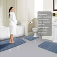 thumbnail image 6 of 17 "X 24" Memory Foam Bath Rug, Soft Absorbent Floor Mats, Velvet Bathroom Mat, Machine Washable, Quick Dry Rugs, Cushioned Luxury Plush Comfortable Carpet for Bath Room Shower, 6 of 6