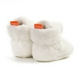 thumbnail image 6 of Newborn Girl Boy Winter Shoes Cute Pumpkin Warm Furry Flats Casual Walking Shoes for Toddler Infant, 6 of 7