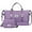 Taro Purple, variant on Travel Duffle Bag Set 2 Pack Weekender Bags for Women with Shoe Compartment Carry On Overnight Gym Duffel Bags with Wet Pocket Hospital Bags for Labor and Delivery