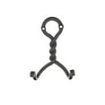 thumbnail image 1 of Double Twist Iron Wall Hook (Gun Metal) - Set of 4, 1 of 2