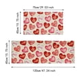 thumbnail image 3 of zhangmingg Easter Holiday Kitchen Floor Mat Set with Cute Bunny Rabbit Design Non Washable Absorbent Runner Rugs for Home 2PCS, 3 of 4