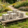 thumbnail image 5 of Insect House,Pollinator Nest Weather Resistant Hanging Garden Shelter,Outdoor Ornament For Patio Lawn Flower Bed Ecological Pollination Care, 5 of 6