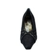 thumbnail image 2 of FLORAL Lettie Women Wide Width V-Shaped Evening Dress Pumps BLACK 7, 2 of 6