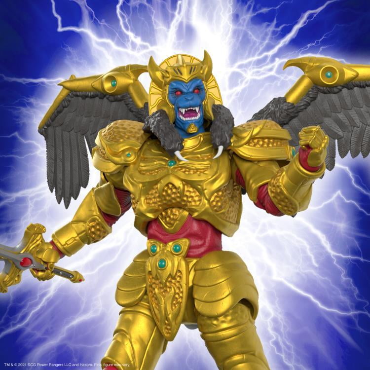 Free Shipping! Power Rangers Ultimates Goldar Action Figure