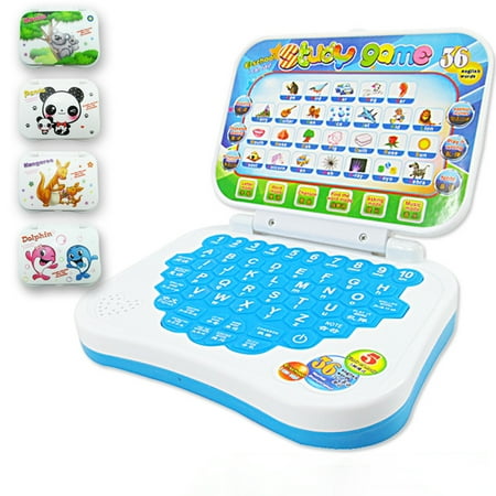 GlowSol Multifunction Language Learning Machine Kids Laptop Toy Early Educational Computer Tablet Reading Machine