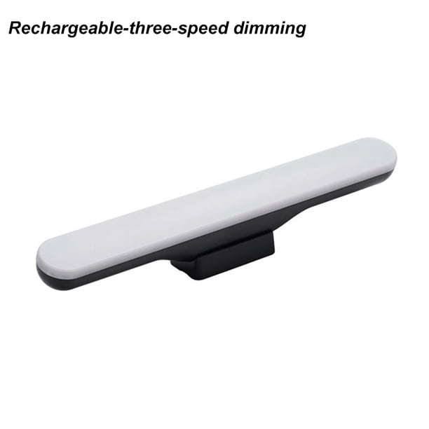 Bewildely Lámpara de ajustable FangNymph para estudio, luz de portátil, lámpara de lectura de escritorio Led regulable continua, luz nocturna Iluminación y accesorios Recargable-tres Bewildely HA004350-02B