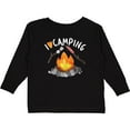 thumbnail image 3 of Inktastic I Love Camping Campfire, Hot Dog, Marshmallows Boys or Girls Long Sleeve Toddler T-Shirt, 3 of 5