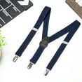 thumbnail image 5 of Buyless Fashion Adjustable Suspenders for Kids Toddlers Baby Elastic Solid Color 1 Inch - Y Back Design, 5 of 7