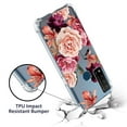 thumbnail image 6 of CoverON Phone Design For TCL 20 R 5G / TCL Bremen Case, Clear Flexible Soft Rubber Slim TPU Cover, Purple Flower, 6 of 8