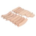 thumbnail image 1 of Educational DIY Wooden  Track Set Building Toy for Toddlers Kids Expansion Pack, 1 of 7