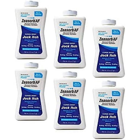 Antifungal Treatment Powder, Jock Itch - 2.5 Oz, Pack Of 6