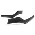 thumbnail image 6 of Ikon Motorsports Rear Lip Splitters Compatible With 2022-2026 Honda Civic Sedan 4-Door, Painted Matte Black PP Rear Bumper Lip 2PCS, 6 of 8