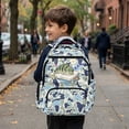 thumbnail image 6 of Bulopur Camo Reading Bass Fish Kids Backpack for Girls Boys, Fishing Cartoon Print School Bag Lightweight/Breathable/Durable/Waterproof Multi-Pocket Book Bag for Daily Use, 6 of 8