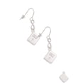 thumbnail image 3 of Delight Jewelry Silvertone Holy Bible Silver tone Infinity French Earrings, 3 of 4