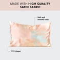 thumbnail image 2 of Kitsch Satin Pillowcase for Hair & Skin (19x26 Sunset Tie Dye, Standard/Queen (1 Pack)), 2 of 4