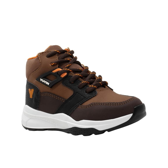 Bota Para Niño Yuyin® Color Chocolate Super Ligeras 18-24.5 cafe 19.5