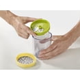 thumbnail image 3 of Cortador de verduras de mano en espiral, cortador de verduras multifuncional para espaguetis, cortador en espiral para hacer alimentos con fideos tres en uno, verde, 3 of 4