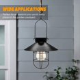 thumbnail image 5 of Linterna solar colgante con gancho, luz solar led vintage con wa, 5 of 5