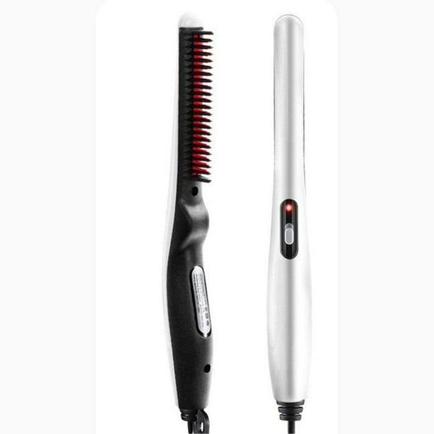 Hair Beard Heated Straightener Comb,Quick Electric Heated Beard Brush