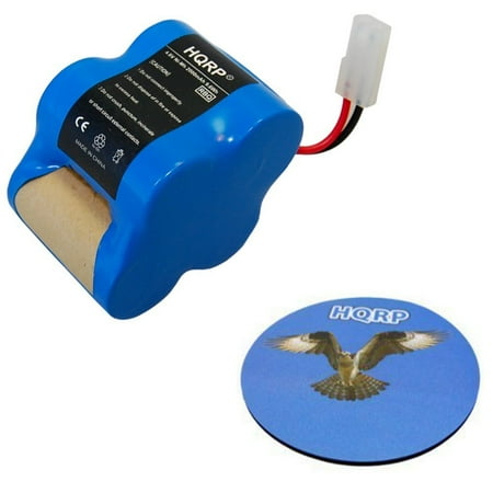 HQRP Rechargeable Battery 4.8v 2.0Ah for Euro-Pro Shark Sweeper VX1 / X8905 / V1930 / V1700Z Cordless Floor-and-Carpet Cleaner Replacement plus HQRP Coaster
