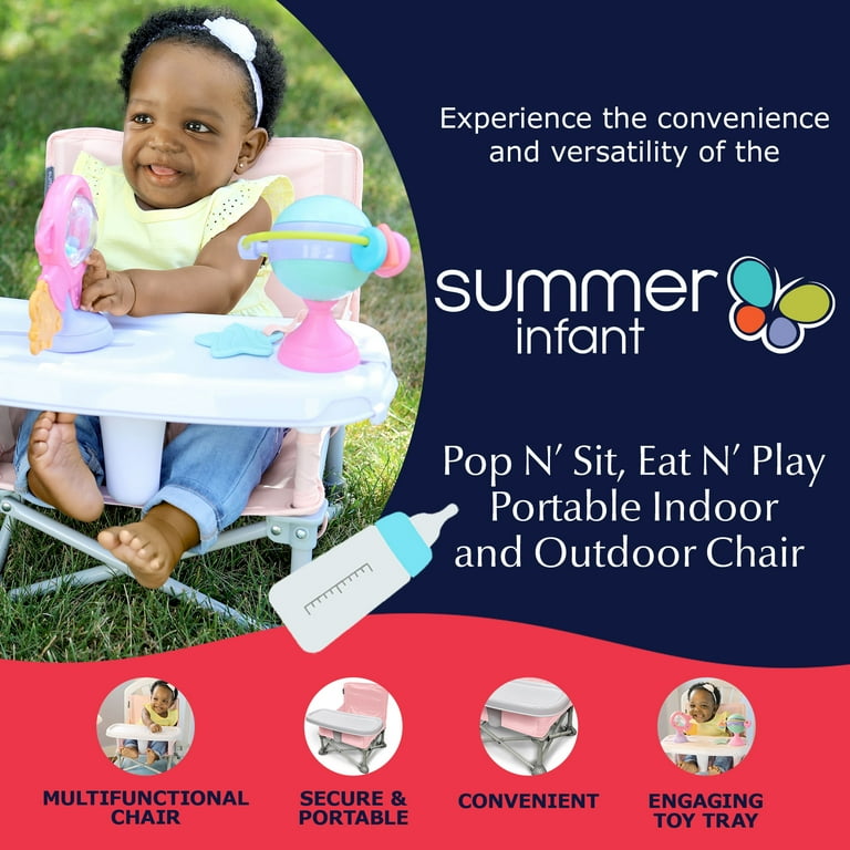 Bright Starts Summer Travel High Chair Baby Chair Summer Kids