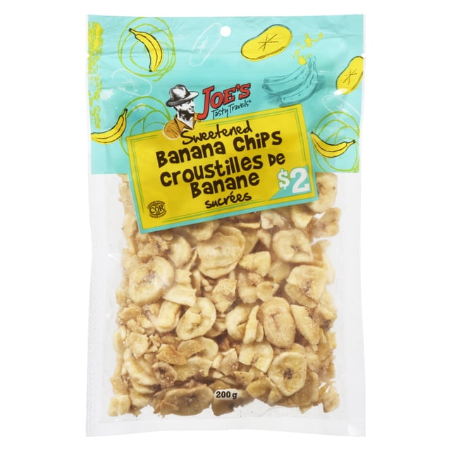 Joe'S Tasty Travel Croustilles De Banane (200g)