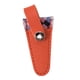thumbnail image 2 of Funda Protectora de Cuero Sintético para Tijeras de Manualidades, 8 X 3 Cm, Elegante Estuche de Almacenamiento para Tijeras de Bordar Y Coser. Naranja, 2 of 9