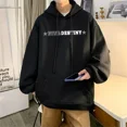 thumbnail image 4 of Sudadera con capucha de gran tamaño para hombre, suéter con letras estampadas de Hip Hop, ropa de calle Y2K, Otoño, 2024, 4 of 5