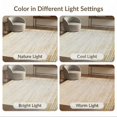 thumbnail image 7 of ODIKA 9'x12' Washable Area Rug Spots Spotted Cow Vintage Stripes Interlocking Geometric Abstract for Master Suite, California King, Under Bed, Non-Shedding, Easy Care, 7 of 7