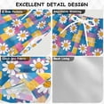 thumbnail image 2 of FORMRS Boys Swim Trunks Quick Dry Mesh Liner Boardshorts Sizes XS-XL, Blue Checkered Daisy, 2 of 7