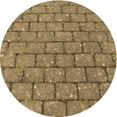 thumbnail image 1 of Ahgly Company Tapis Rond Lavable en Machine Intérieur Transitionnel Rouge Brun, 3 Pieds Rond, 1 of 7