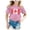 Hot Pink, variant on Girls Tops Short Sleeve Crewneck Fit Basic Kids Clothing,Black,Size 8-9 Years