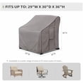 thumbnail image 6 of Waterproof Patio Chair Covers 2 Pack 29Wx30Dx36H Inches, All Weather Heavy Duty Outdoor Furniture Covers Cloudy Grey, 6 of 6