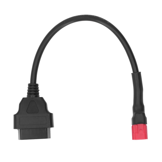Cable de Escendere de Diagnnostico, 6 pinos A 16 pin OBD2 Cable de diagnóstico Enchufe de Goma y reproducir anti -avejecimento duradero para vehículos