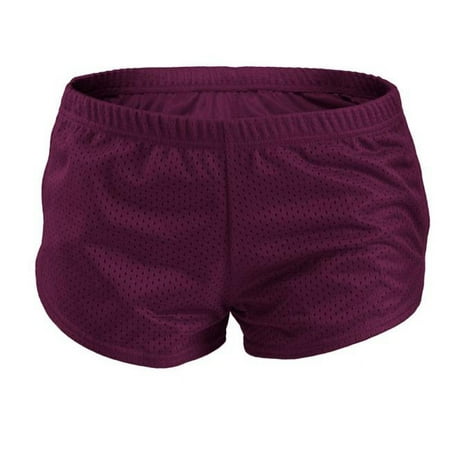 Soffe 461G603LRG 2 in. Girl Bird Mesh Short Polyester, Maroon - Large