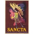 thumbnail image 2 of Leonetto Cappiello 14x18 Black Ornate Wood Framed Double Matted Museum Art Print Titled - Saint (1925), 2 of 5