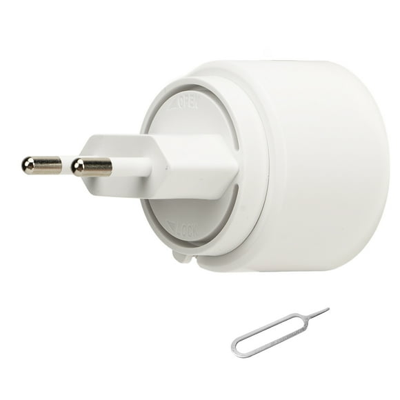 Ring Fire Alarm Sensor WiFi for Tuya Plug in Natural Gas Propane Detector Combustible Gas Leak Monitor EU Plug 85V‑250V