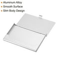thumbnail image 5 of Professional Business Card Holder Aluminum Slim Pocket Credit Card Case, Gold, Silver 2 Pack, 5 of 6