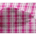 thumbnail image 4 of oneOone Viscose Chiffon Fabric Check Kasuri Print Sewing Fabric BTY 42 Inch Wide, 4 of 4